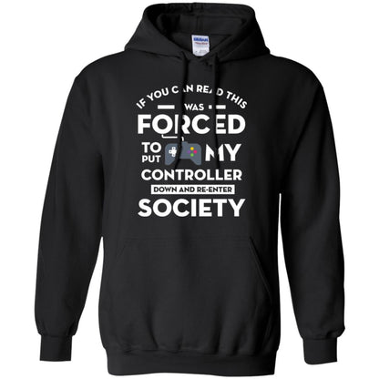 Gamer T-shirt If You Can Read This Black