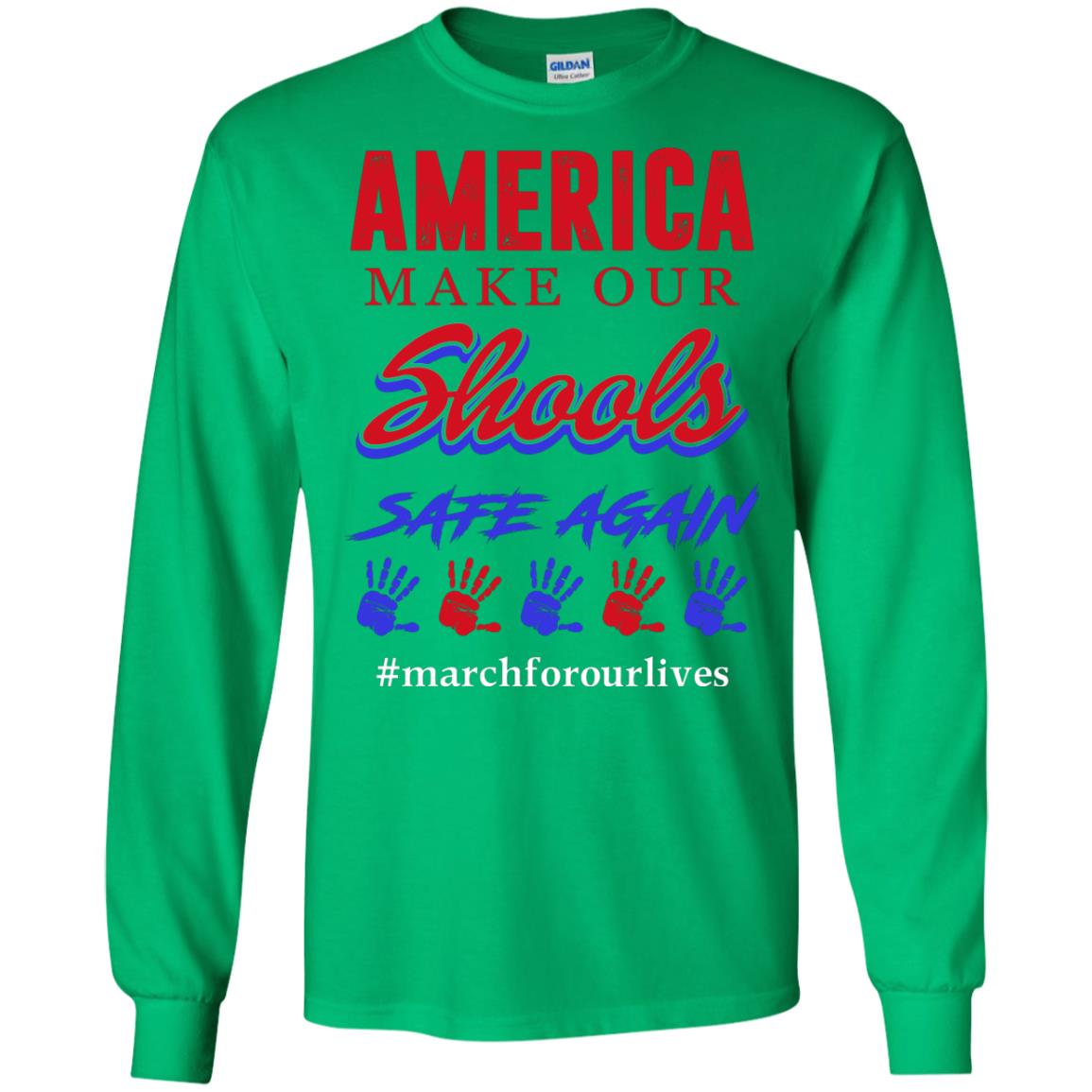 America Make Our Schools Safe Again Irish Green