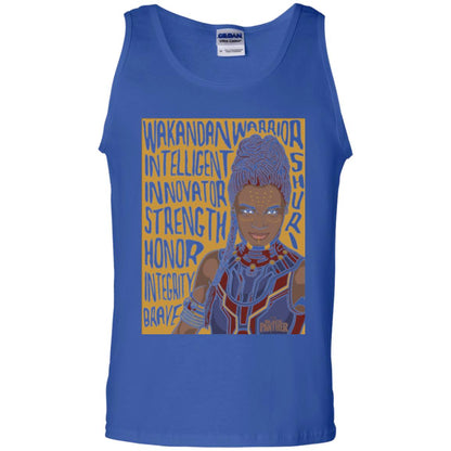 Black Panther Movie Shuri Word Art T-shirt Royal