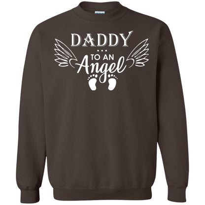 Daddy To An Angle Daddy In Heaven Shirt Dark Chocolate