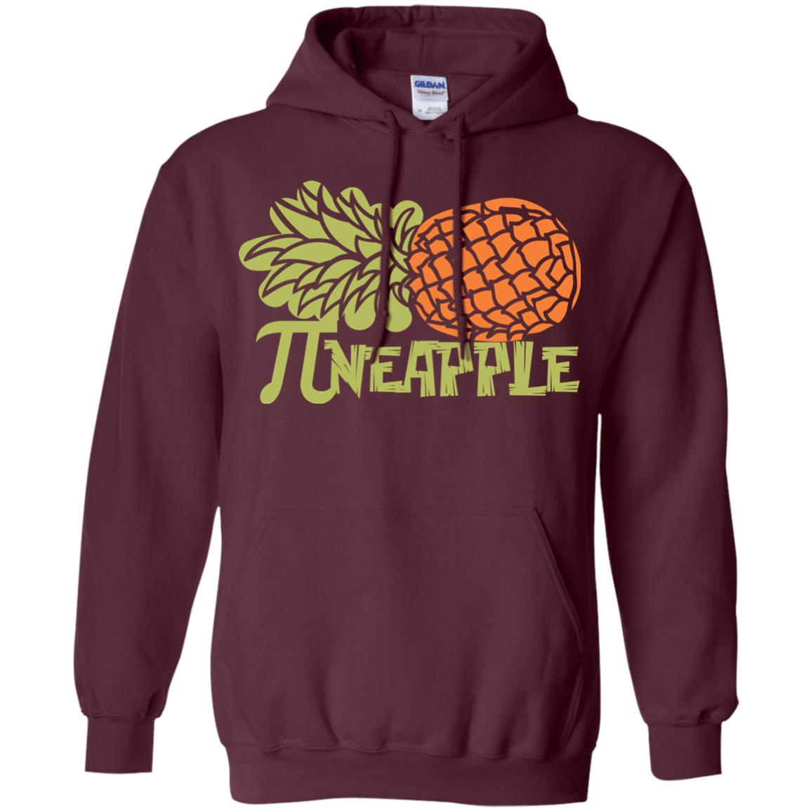 Cool Pineapple Pi Day T-shirt Maroon