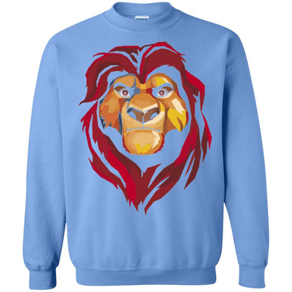 Cartoon Lover T-shirt Lion King Mufasa Geometrics Graphic Carolina Blue