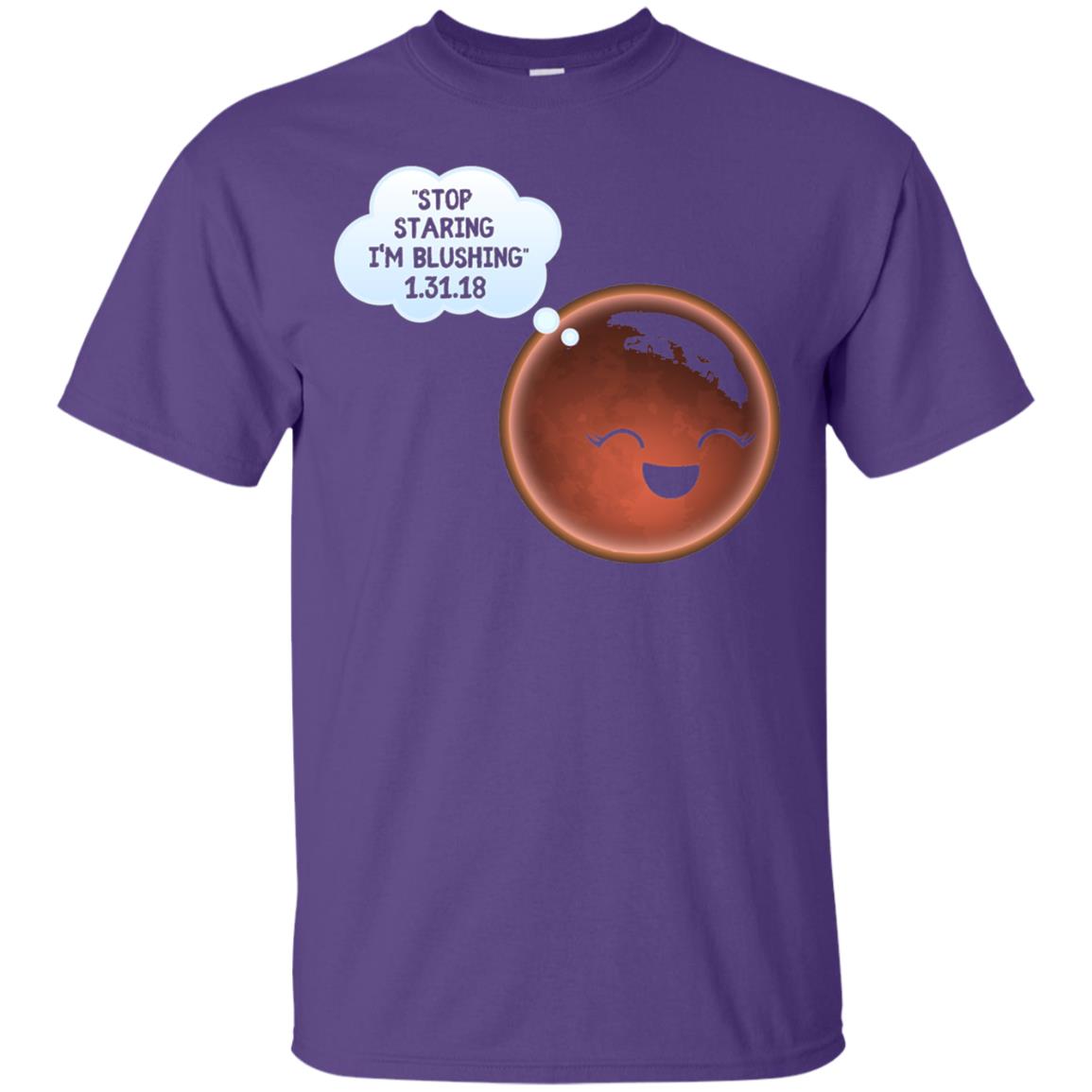 Celestial Total Lunar Eclipse 2018 T-shirt Funny Meme Purple