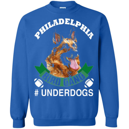 Football Lover T-shirt Philadelphia Bird Gang Underdogs 2018 Royal