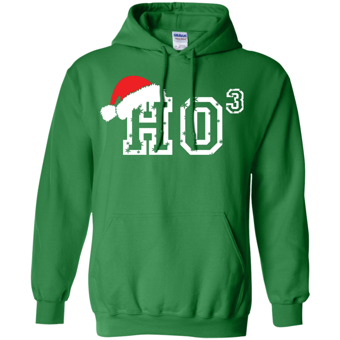 Christmas T-Shirt Ho Ho Ho Irish Green