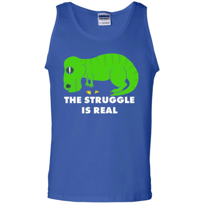 Funny Dinosaus T-shirt The Struggle Is Real Royal