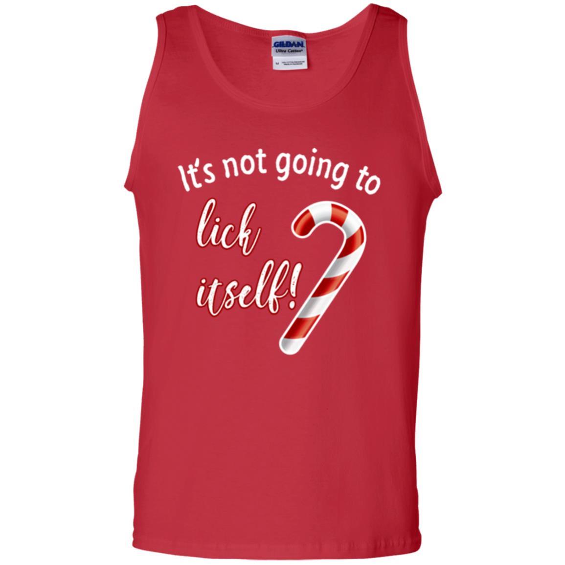 Christmas T-shirt It's Not Going To Lick Itself Red