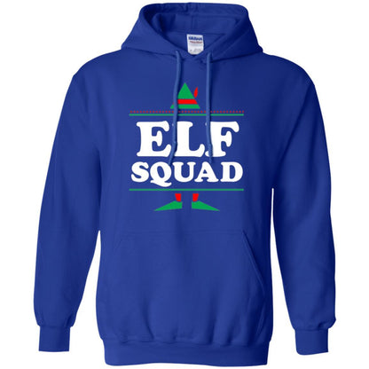 Christmas T-shirt Elf Squad Holiday Family Group Matching Royal