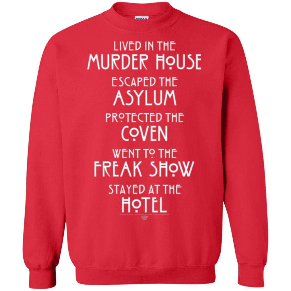 American Horror Story T-shirt Lived In The Murder House Red