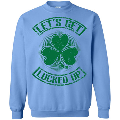 Let_s Get Lucked Up St. Patrick_s Day T-shirt Carolina Blue