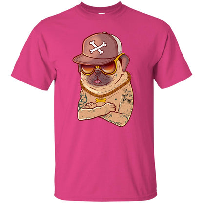 I'm Not A Pug Tattoo Dog Owner Shirt Heliconia
