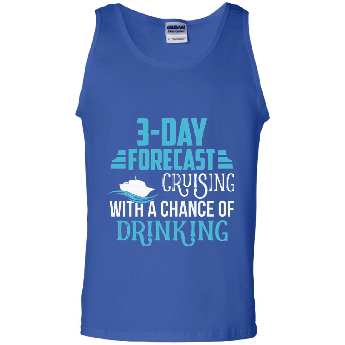 Funny Cruise T-shirt Forecast Cruising With A Chance Royal