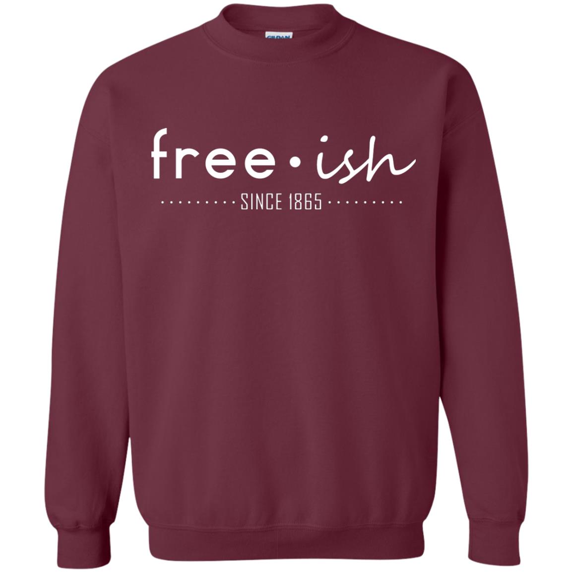 Free Ish Since 1865 Black Pride T-shirt Maroon