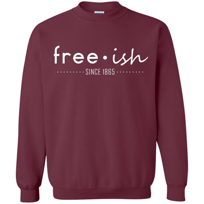 Free Ish Since 1865 Black Pride T-shirt Maroon