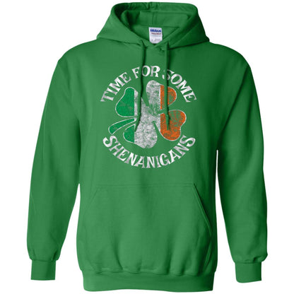 Time For Some Shenanigans St. Patrick_s Day T-shirt Irish Green