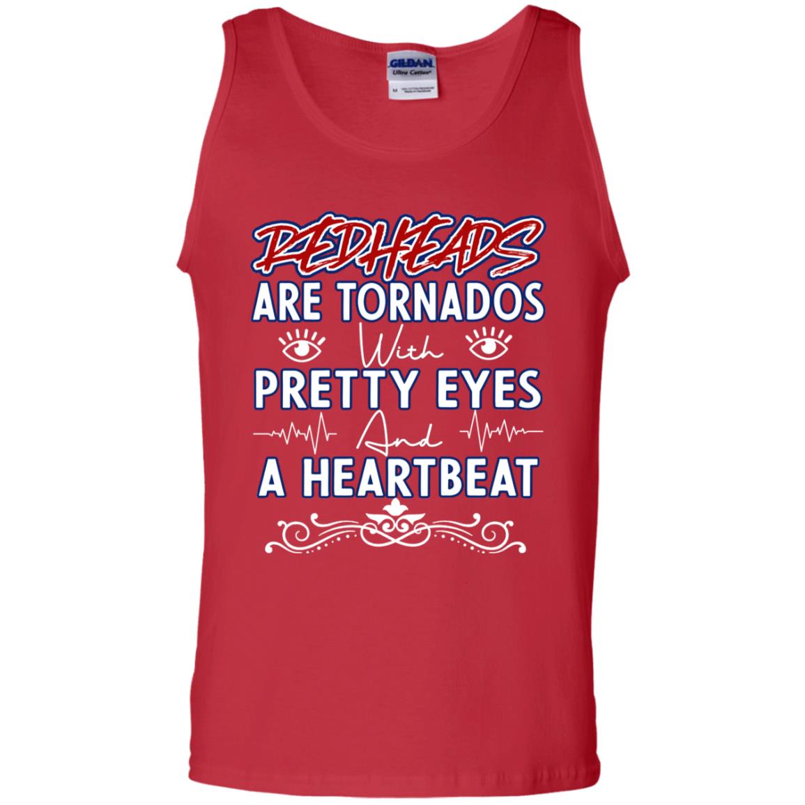 Redheads Are Tornados With Pretty Eyes And A Heartbeat Shirt Red
