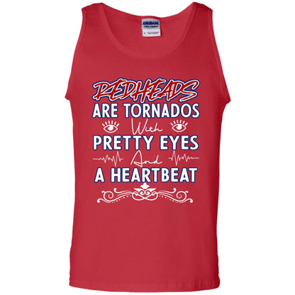 Redheads Are Tornados With Pretty Eyes And A Heartbeat Shirt Red