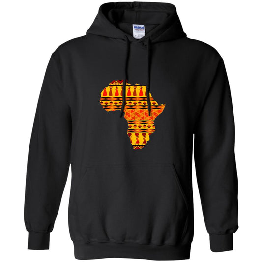 African Pride Ankara Tribal Pattern T-shirt Black