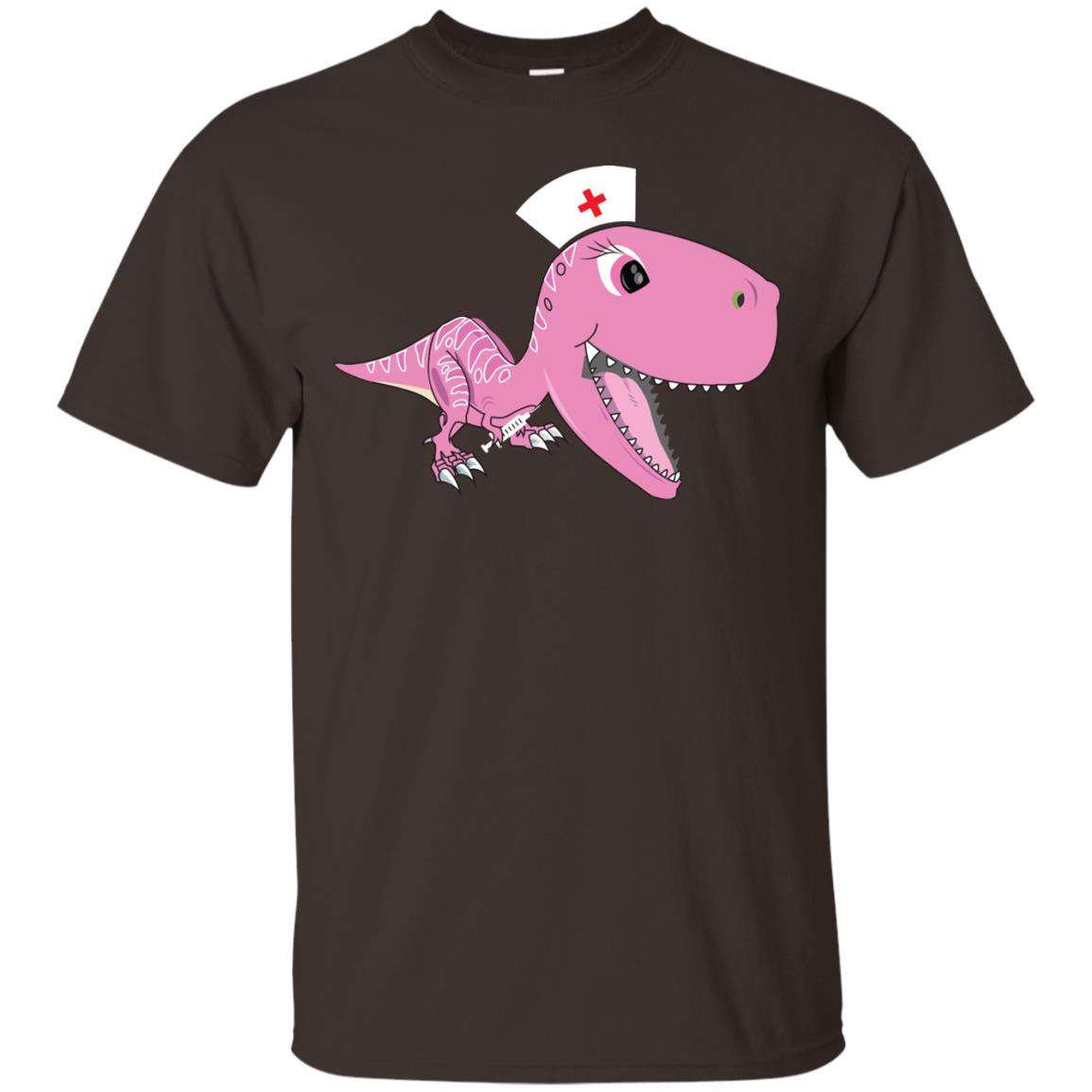 Dinosau-nurse Dinosaurus Nursing Shirt Dark Chocolate