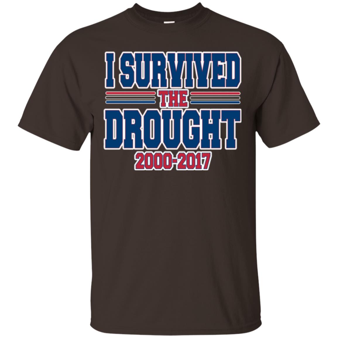 Buffalo Playoff T-shirt I Survived The Drought Dark Chocolate