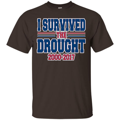 Buffalo Playoff T-shirt I Survived The Drought Dark Chocolate