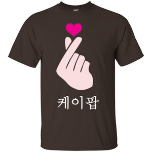 K-pop T-shirt Hand Symbol Cute Korean Music