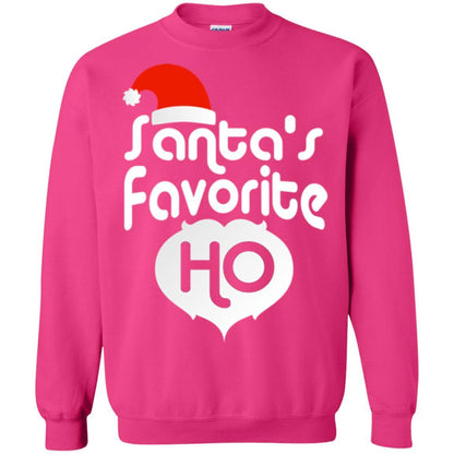 Christmas T-shirt Santa's Favorite Ho Heliconia