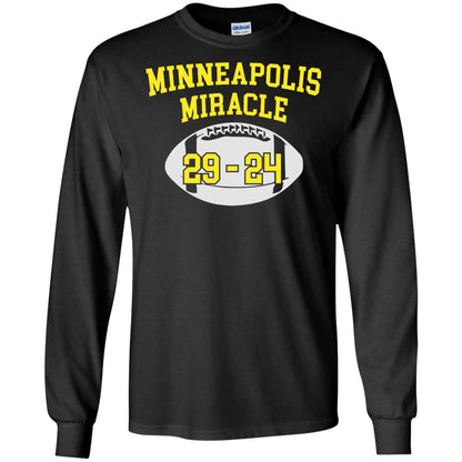 Football Lover T-shirt Minneapolis Miracle Black