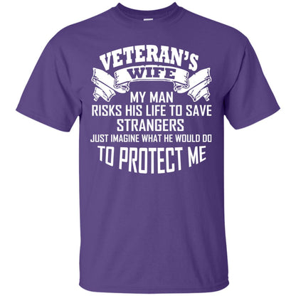 Veteran_s Wife My Man Risks His Life To Save Strangers Just Imagine What He Would Do To Protect Me Purple
