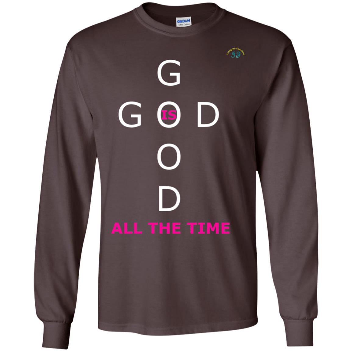 God Is Good All The Time Premium T-shirt Dark Chocolate