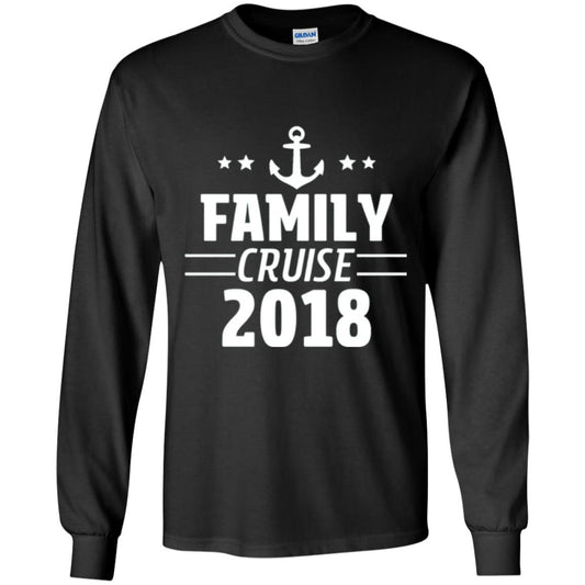 Family Cruise Vacation 2018 T-shirt Black