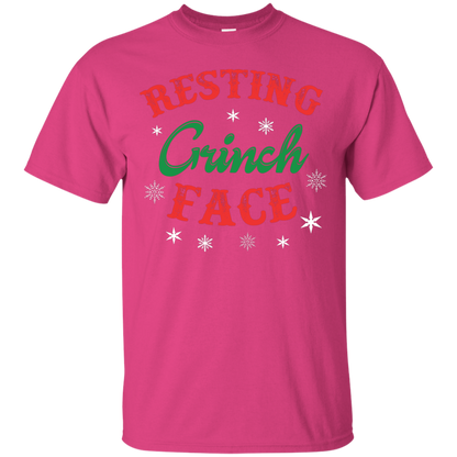 Christmas T-Shirt Resting Grinch Face Heliconia