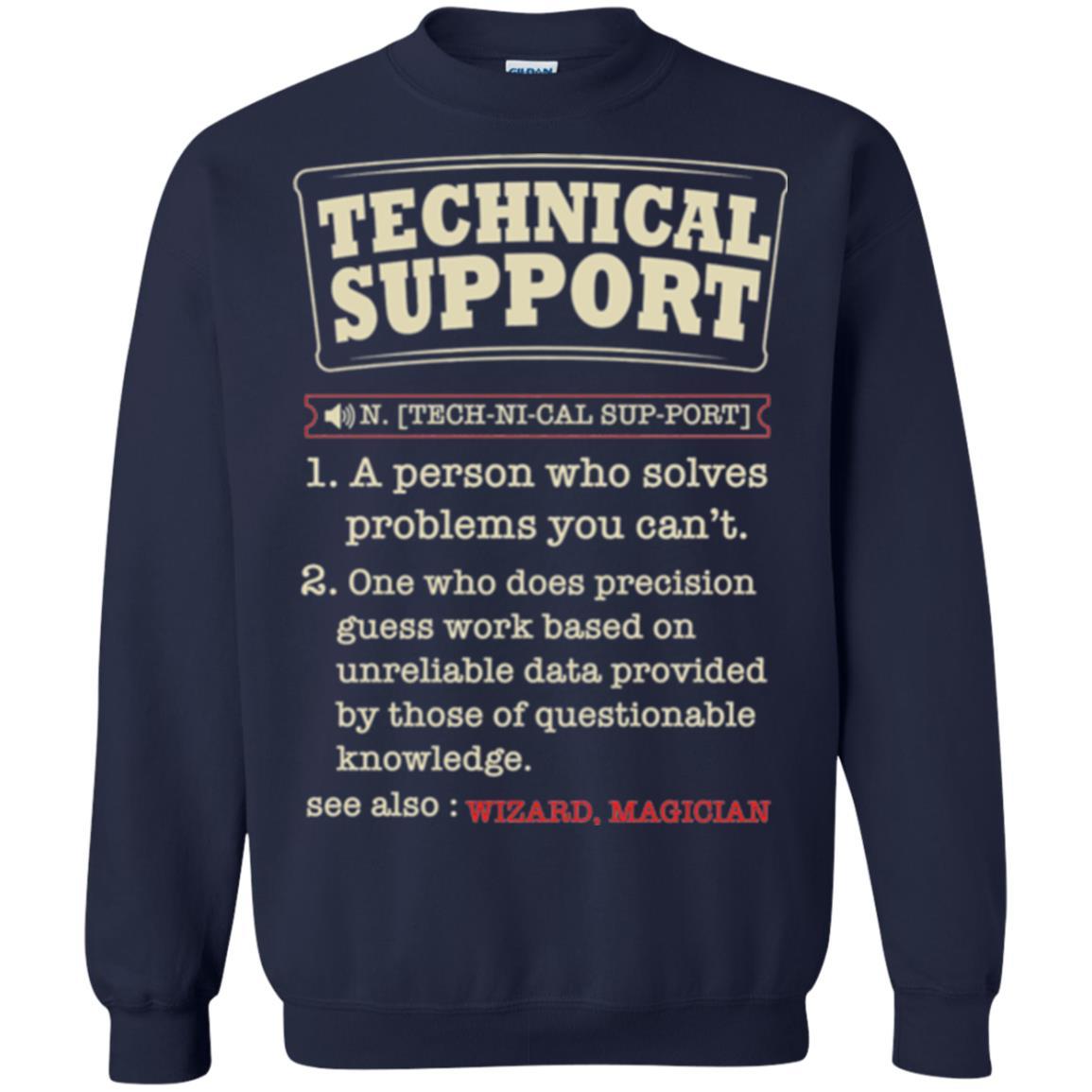 Computer Nerd T-shirt Technical Support Definition T-shirt Navy