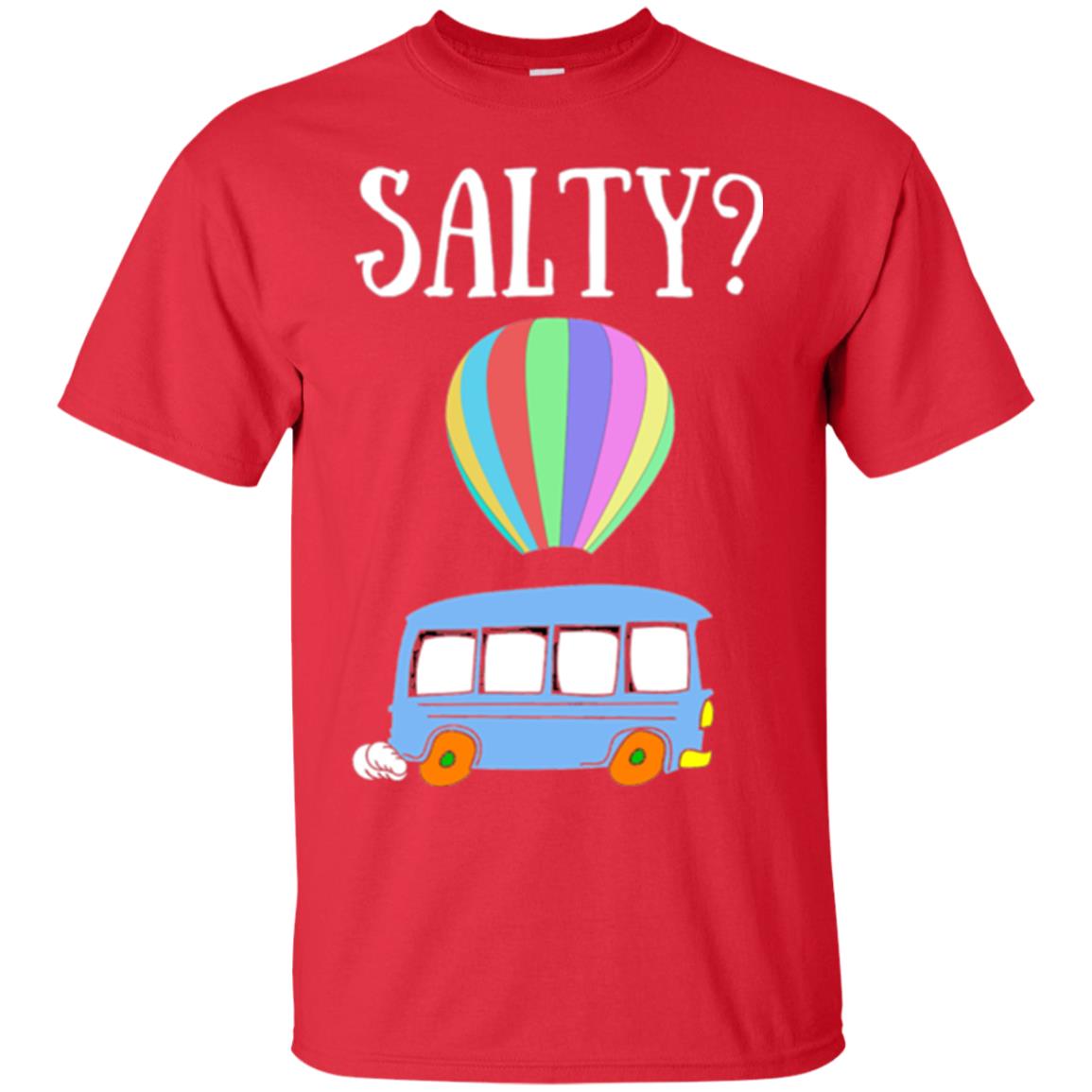 Salty Humorous Parody T-shirt Red
