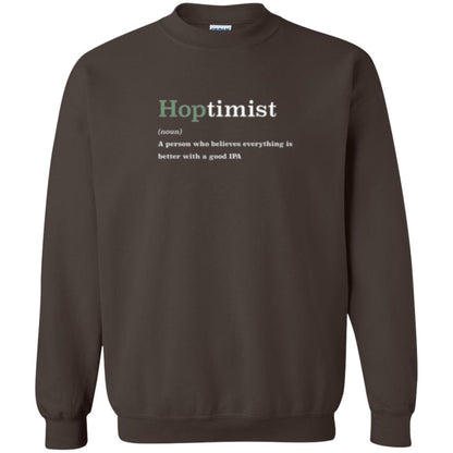 Beer Lover T-shirt Hoptimist Definition Dark Chocolate