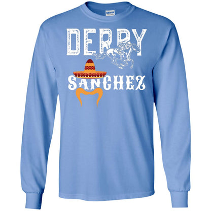 Derby Sanchez When Cinco De Mayo Derby Collide Shirt Carolina Blue