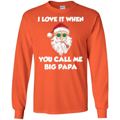 Christmas T-shirt I Love It When You Call Me Big Papa