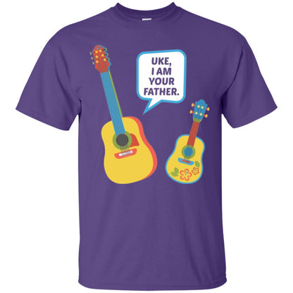Ukulele Lovers T-shirt Uke I Am Your Father Purple