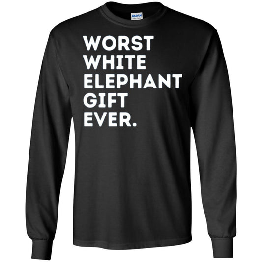 Best Worst White Elephant T-shirt Black