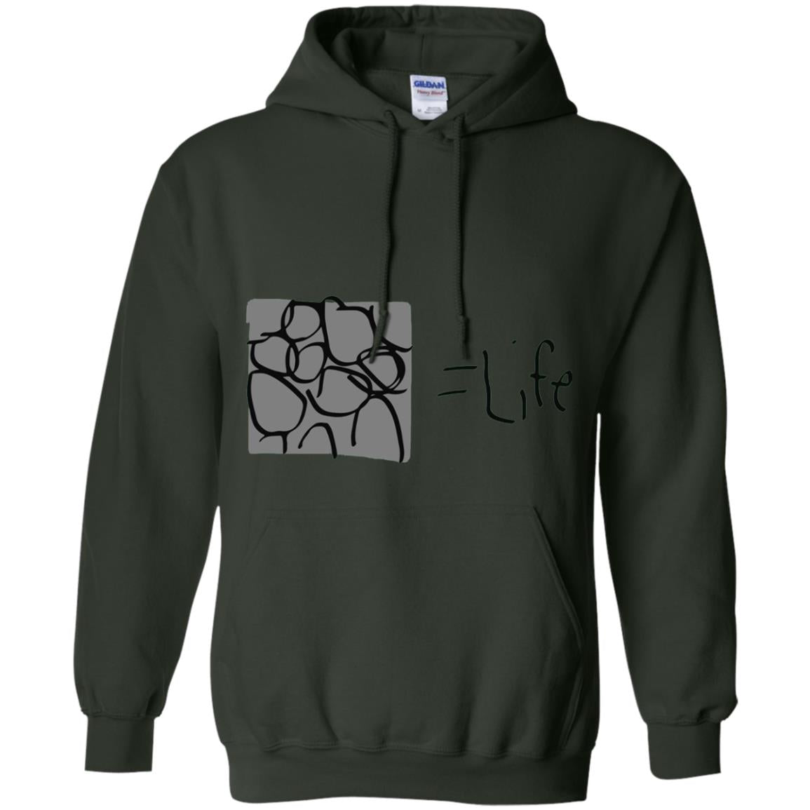 Cobblestone Equals Life Video Game Gamers Shirt Forest Green