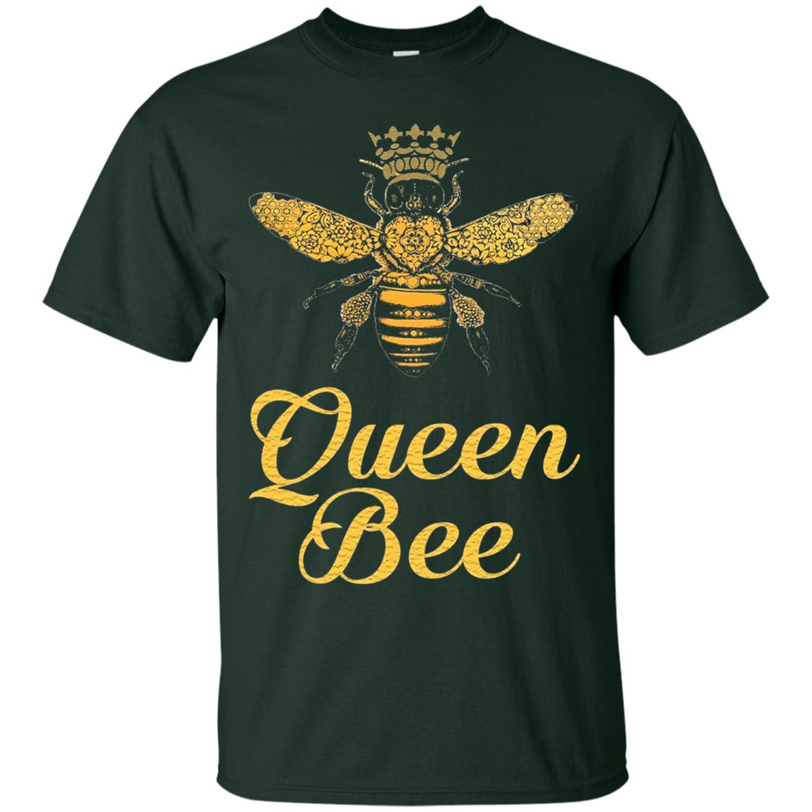Bee Lover T-shirt Queen Bee Crown T-shirt Forest
