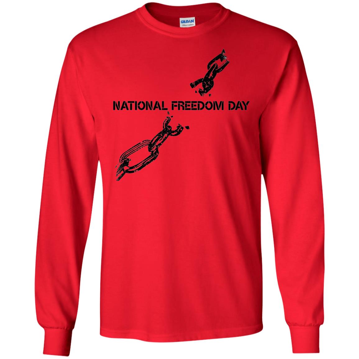 Veteran T-shirt National Freedom Day T-shirt Red