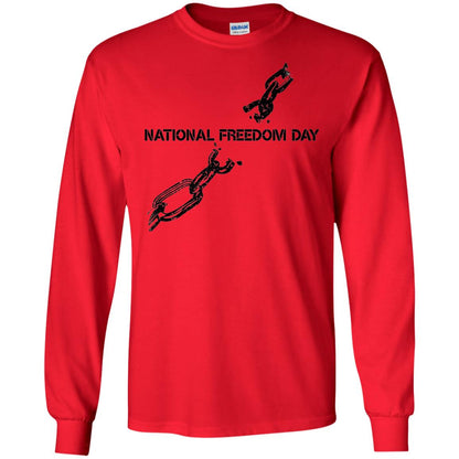 Veteran T-shirt National Freedom Day T-shirt Red