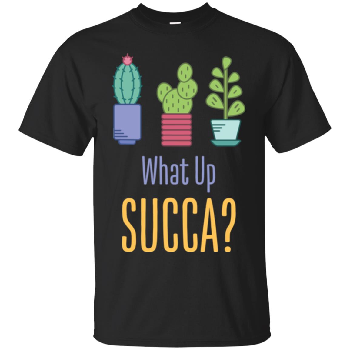 Cactus T-shirt What Up Succa Black