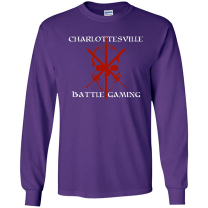 Charlottesville Battle Gaming Gamer T-shirt Purple