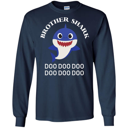 Brother Shark Family Shark Shirt Navy