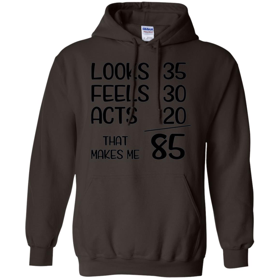 Funny 1933 85 Years Old 85th Birthday T-shirt Dark Chocolate