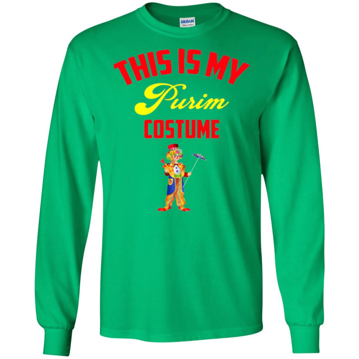 This Is My Purim Costume Purim Day T-shirt Irish Green