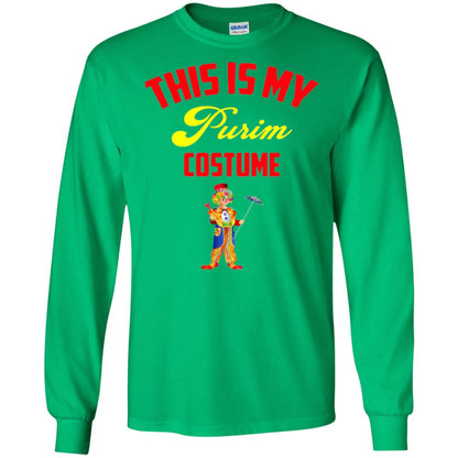 This Is My Purim Costume Purim Day T-shirt Irish Green