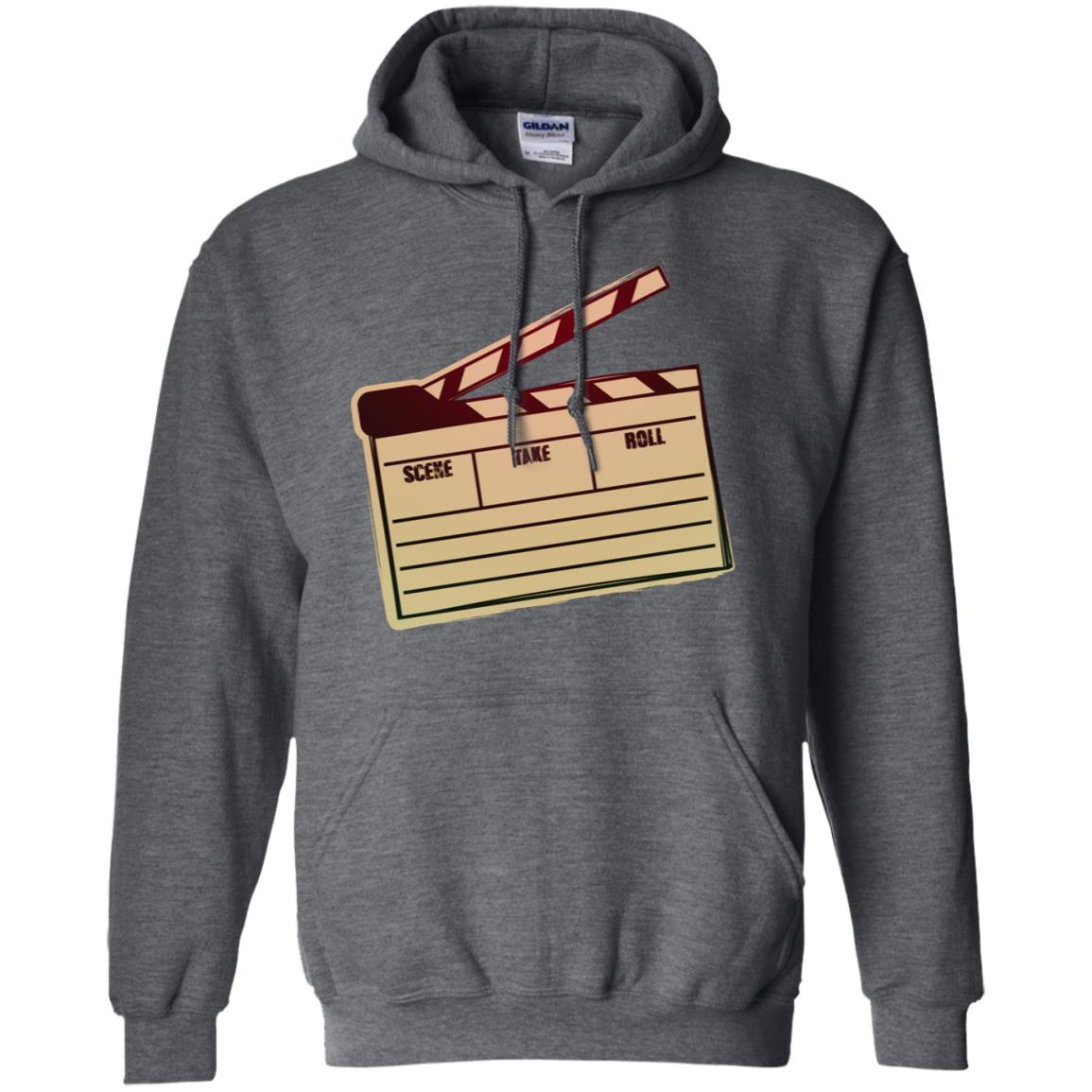 Movie Clapper Filmmaker Film Student Shirt Dark Heather